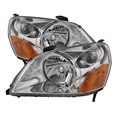 Xtune Honda Pilot 03-05 Crystal Headlights Chrome HD-JH-HPIL03-AM-C