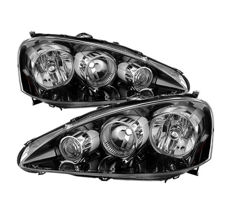 Xtune Acura Rsx 2005-2006 OEM Style Headlights -Black HD-JH-ARSX05-AM-BK