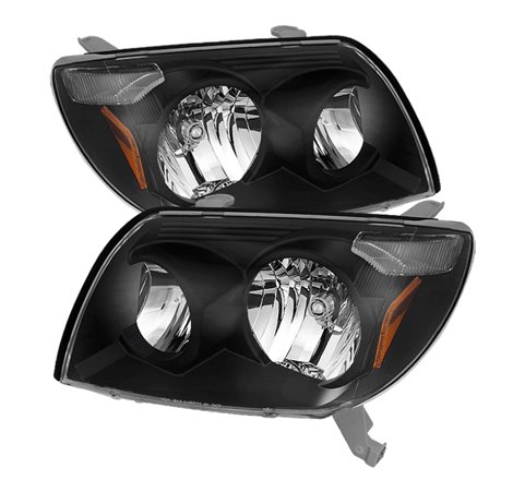 Xtune Toyota 4Runner 03-05 Crystal Headlights Black HD-JH-T4R03-AM-BK