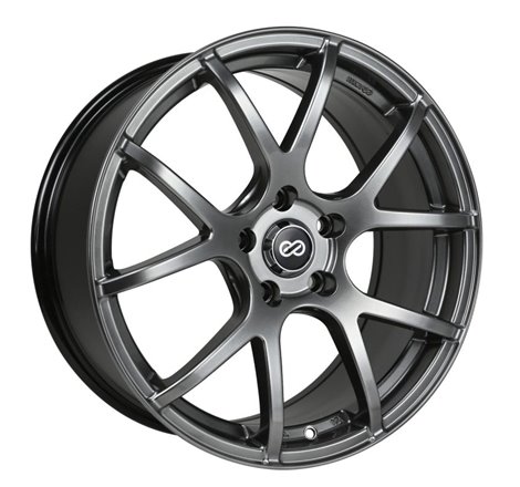 Enkei M52 16x7 45mm Offset 5x114.3 Bolt Pattern 72.6mm Bore Dia Hyper Black Wheel