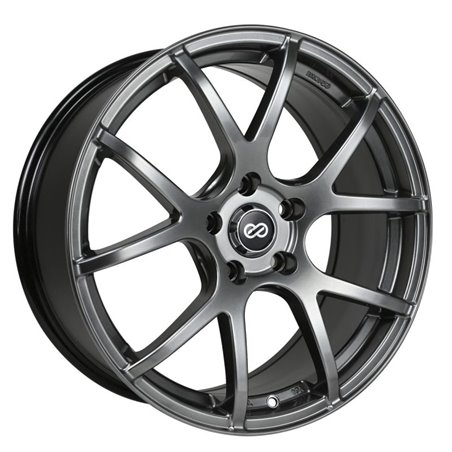 Enkei M52 16x7 45mm Offset 5x114.3 Bolt Pattern 72.6mm Bore Dia Hyper Black Wheel