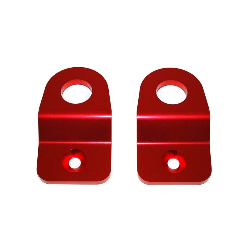 Torque Solution Red Radiator Stay Bracket: 08-11 Subaru Impreza/08-13 WRX/STi/05-09 Legacy