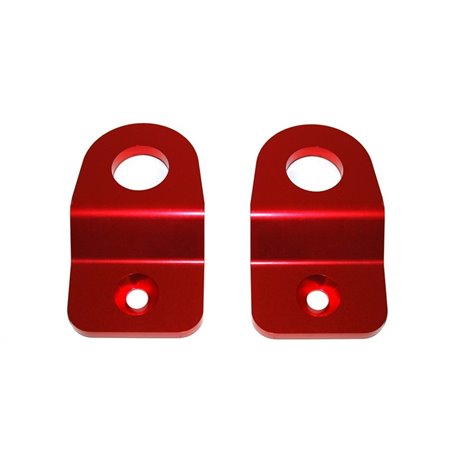 Torque Solution Red Radiator Stay Bracket: 08-11 Subaru Impreza/08-13 WRX/STi/05-09 Legacy