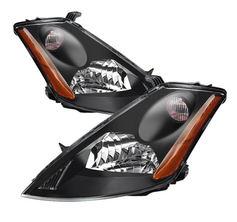 Xtune Nissan Murano 03-07 (Not Hid Model) Crystal Headlights Black HD-JH-NMU03-AM-BK