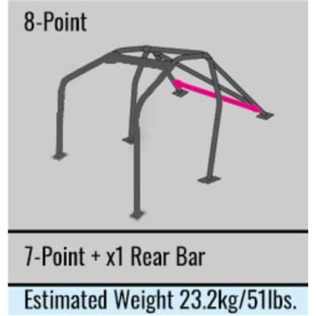 Cusco Chro-moly Roll Cage 8P Dash Through JZA80 (S/O / No Cancel)