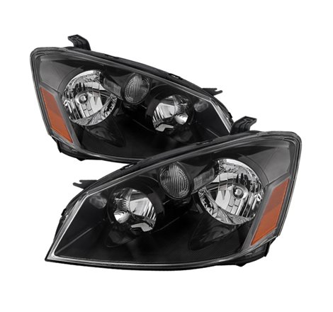 Xtune Nissan Altima 05-06 Halogen Model Only OEM Style Headlights Black HD-JH-NA05-OE-BK