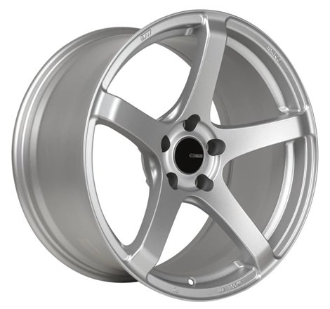 Enkei Kojin 18x9.5 15mm Offset 5x114.3 Bolt Pattern 72.6mm Bore Dia Matte Silver Wheel