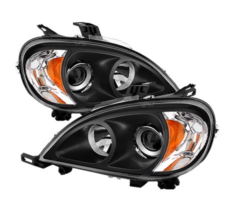 Xtune Mercedes Benz W163 Ml-Class 98-01 ProjectOEr Headlights Black PRO-JH-MBW16398-BK