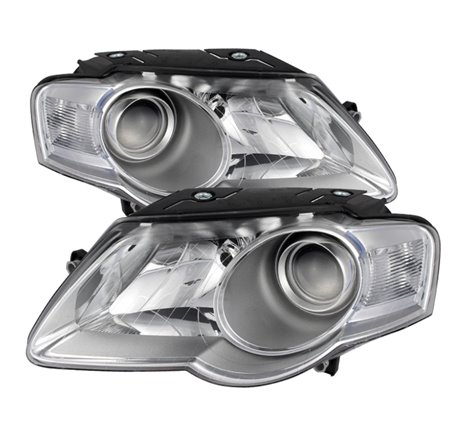 Xtune Volkswagen Passat 06-10 (Halogen Only) Projector Headlights Chrome HD-JH-VWPAT06-C