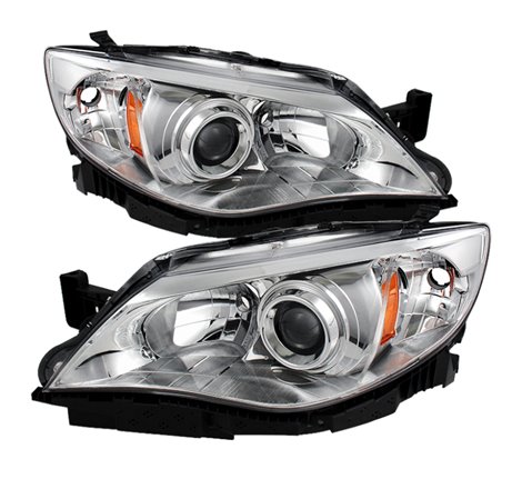 Xtune Subaru Impreza Wrx 08-14 Halogen Models Only Headlights Chrome HD-JH-SI08-AM-C