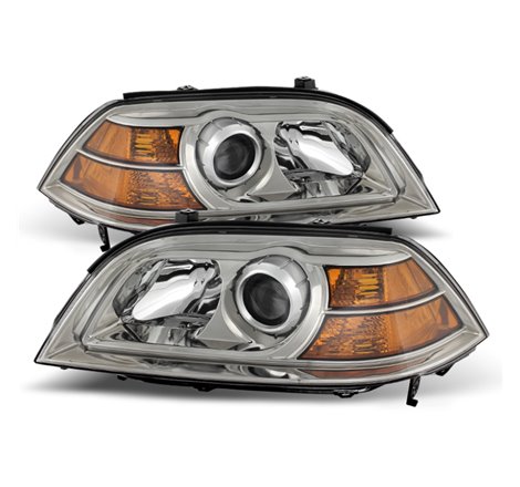 Xtune Acura Mdx 2004-2006 Crystal Headlights Chrome HD-JH-AMDX04-AM-C