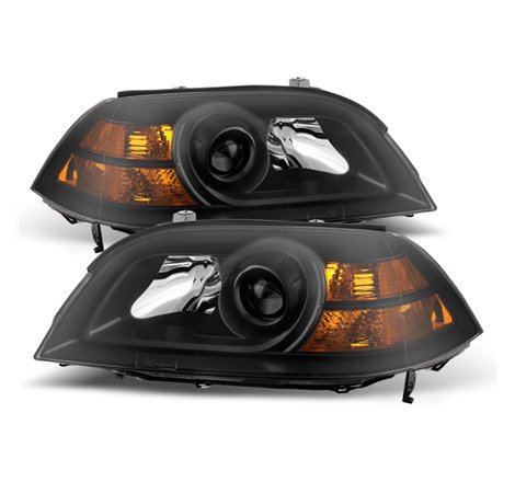 Xtune Acura Mdx 2004-2006 Crystal Headlights Black HD-JH-AMDX04-AM-BK