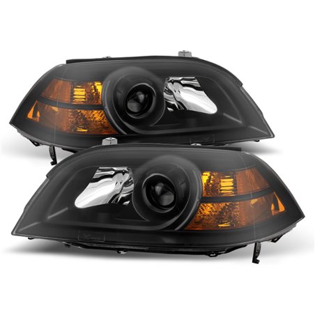 Xtune Acura Mdx 2004-2006 Crystal Headlights Black HD-JH-AMDX04-AM-BK