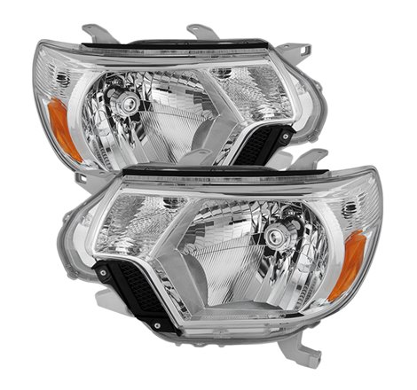 Xtune Toyota Tacoma 2012-2015 OEM Style Headlights Chrome HD-JH-TTA12-AM-C