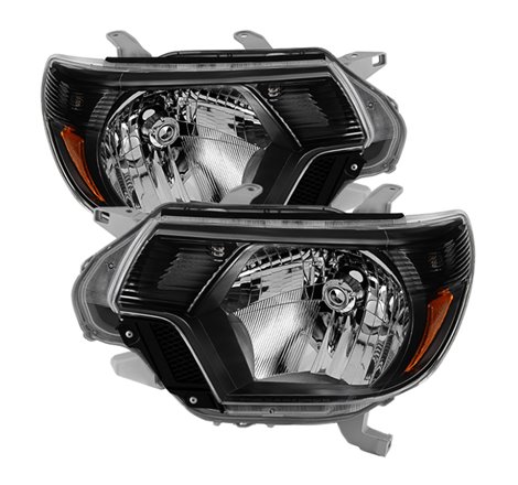 Xtune Toyota Tacoma 2012-2015 OEM Style Headlights Black HD-JH-TTA12-AM-BK