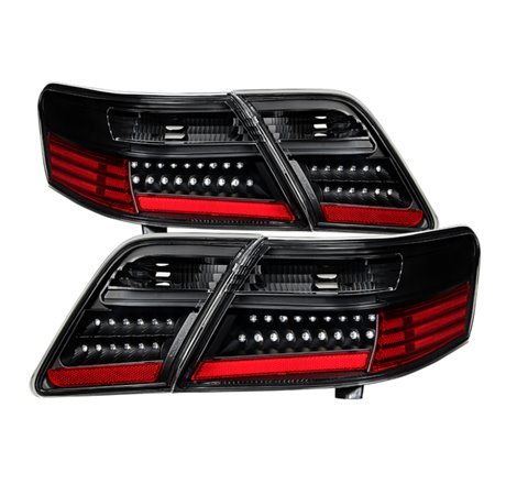 Xtune Toyota Camry 07-09 (Does Not Fit The Hybrid) LED Tail Lights Black ALT-JH-TCAM07-LED-BK