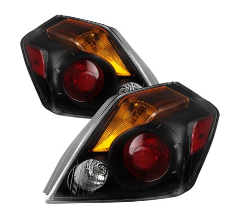 Xtune Nissan Altima Sedan & Hybrid 2007-2012 OEM Style Tail Lights -Black ALT-JH-NA07-4D-OE-BK