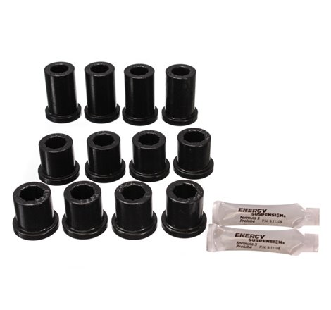 Energy Suspension 84-85 Toyota 4Runner 2 & 4WD Black Front Leaf Spring Bushing Set