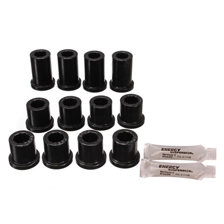 Energy Suspension 84-85 Toyota 4Runner 2 & 4WD Black Front Leaf Spring Bushing Set