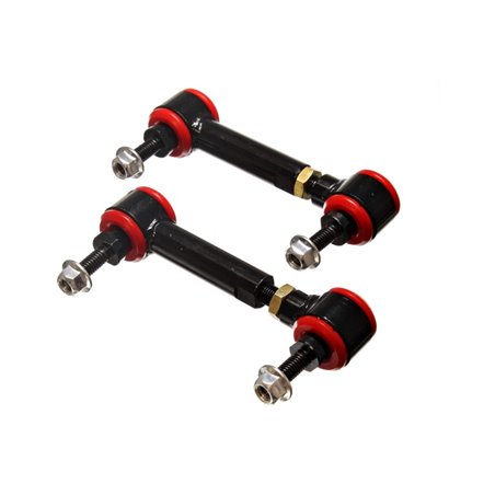 Energy Suspension Universal Red 3-3/4in-4-3/4in inAin Range Pivot Style End Link Set