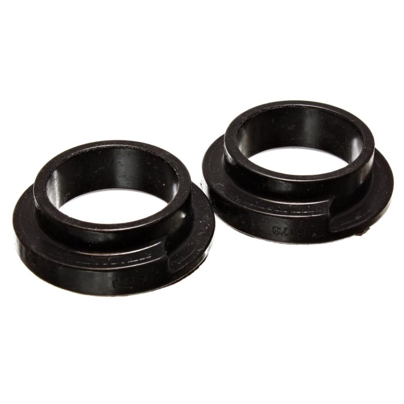 Energy Suspension Universal 2 1/8in ID 2 1/2in OD 5/8in H Black Coil Spring Isolators (2 per set)