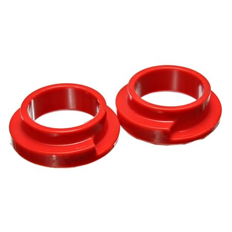 Energy Suspension Universal 2 1/8in ID 2 1/2in OD 5/8in H Red Coil Spring Isolators (2 per set)