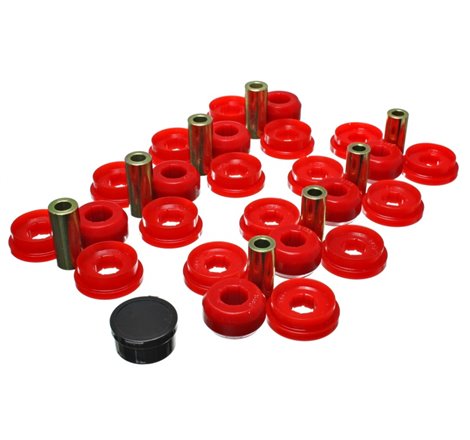 Energy Suspension 03-09 Lexus Gx470 / 07-09 Toyota FJ Cruiser Red Rear End Control Arm Bushing Set