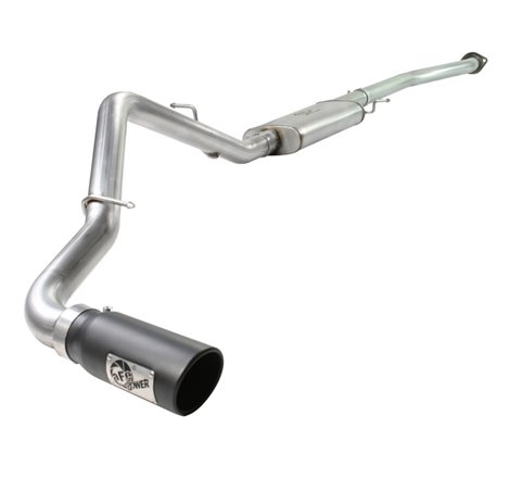 aFe MACHForce Exhausts Cat-Back Black Tips 99-03 GM Gas Trucks 1500 V6-4.3L/V8-4.8/5.3L