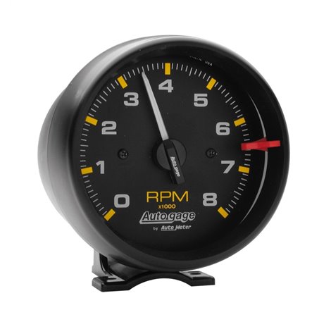 Autometer Autogage Black 8,000 RPM Pedestal Mount Tachometer