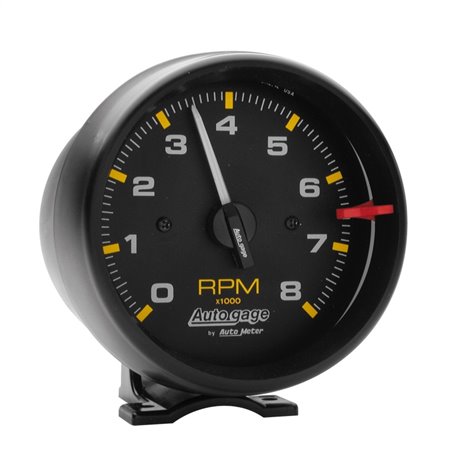 Autometer Autogage Black 8,000 RPM Pedestal Mount Tachometer