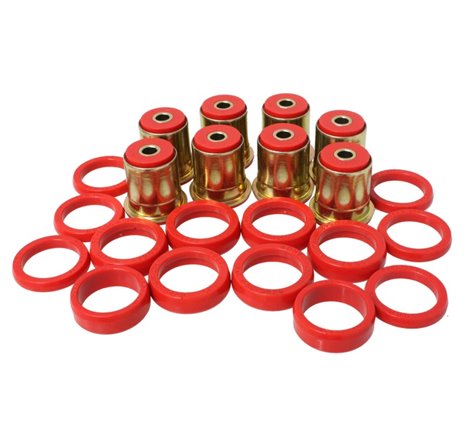 Energy Suspension GM Red Rear End Control Arm Bushng Set w/ Thrust Washer