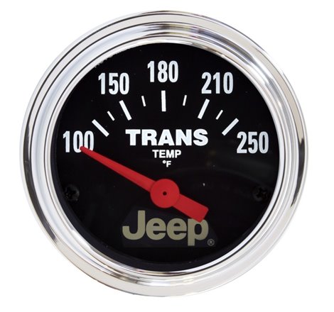 Autometer Jeep 52.4mm Shortl Sweep Electronic 100-250 Def F Transmission Temperature Gauge