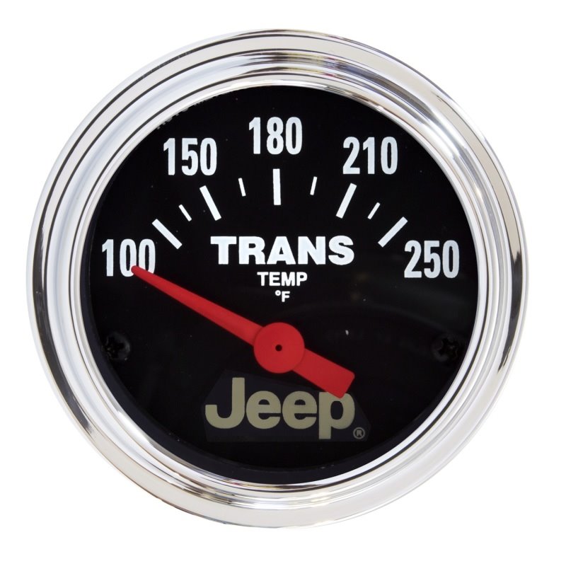 Autometer Jeep 52.4mm Shortl Sweep Electronic 100-250 Def F Transmission Temperature Gauge