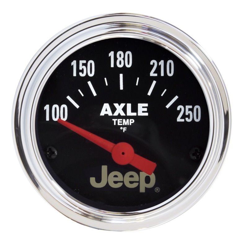 Autometer Jeep 52.4mm Short Sweep Electronic 100-250 Def F Axle Temperature Gauge