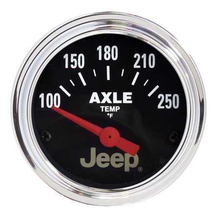 Autometer Jeep 52.4mm Short Sweep Electronic 100-250 Def F Axle Temperature Gauge