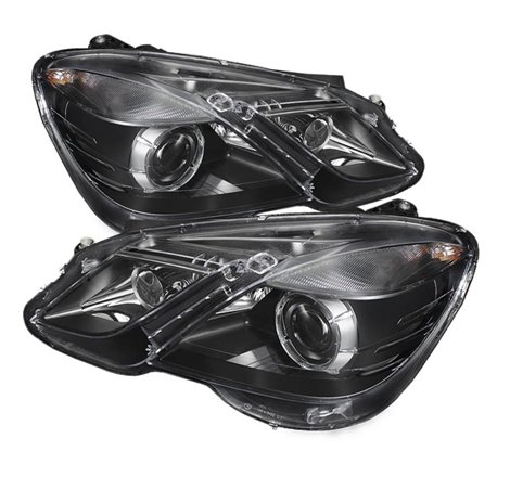 Xtune Mercedes E-Class 10-12 OE Projector Headlights (w/AFS. Hid Fit) Black PRO-JH-MBW21210-AFS-BK