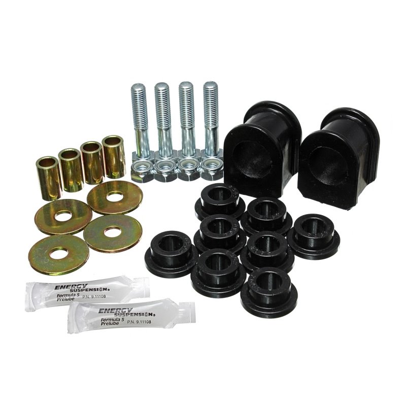 Energy Suspension 99-04 Ford F250 SD/350 4WD Black Front 1-1/4in Sway Bar Bushing Set