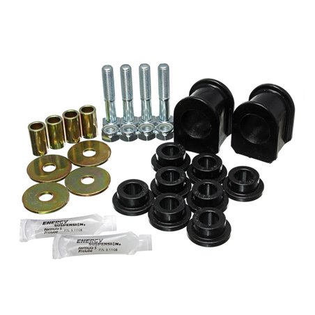 Energy Suspension 99-04 Ford F250 SD/350 4WD Black Front 1-1/4in Sway Bar Bushing Set