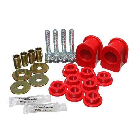 Energy Suspension 99-04 Ford F250 SD/350 4WD Red Front 1-1/4in Sway Bar Bushing Set