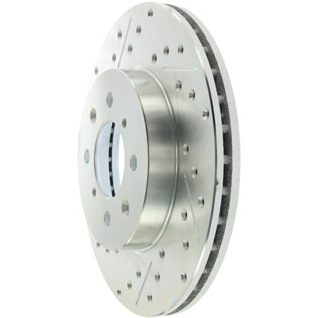 StopTech Select Sport 90-01 Acura Integra (exc. Type R) Slotted and Drilled Right Front Rotor