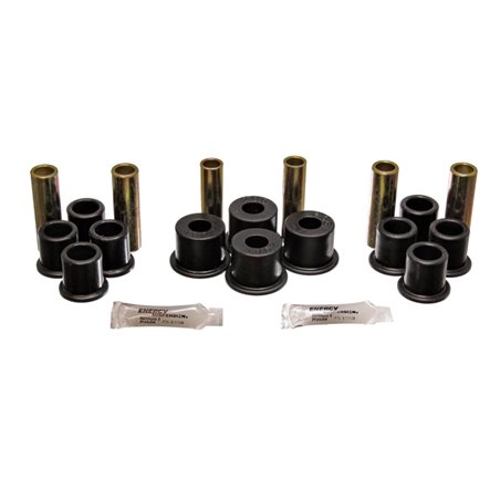 Energy Suspension 8/81-96 Ford F100/F150 2WD Black Rear Leaf Spring Bushing Set