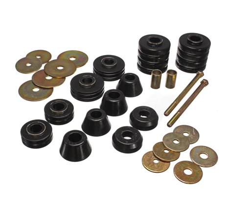 Energy Suspension 67-72 GM 3/4 Ton C-20/C2500 / 1 Ton C-30/C3500 2WD Black Body(cab) Mount Set