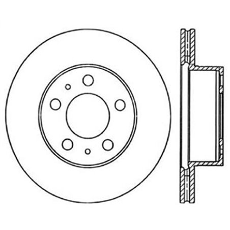 StopTech Slotted Sport Brake Rotor