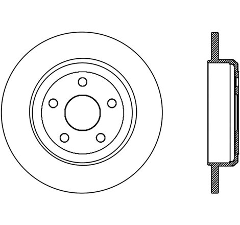 StopTech Slotted Sport Brake Rotor 11-17 Jeep Grand Cherokee (Excludes SRT8)