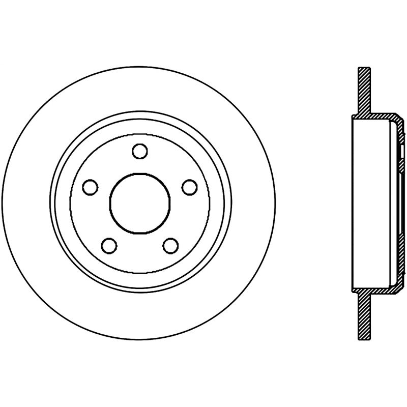 StopTech Slotted Sport Brake Rotor 11-17 Jeep Grand Cherokee (Excludes SRT8)