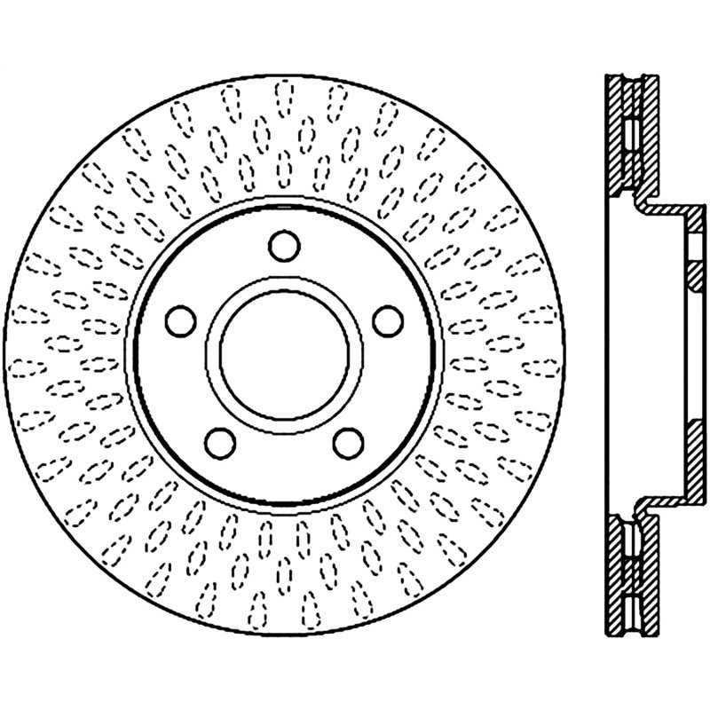 StopTech Slotted Sport Brake Rotor