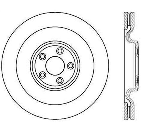 StopTech Slotted & Drilled Sport Brake Rotor