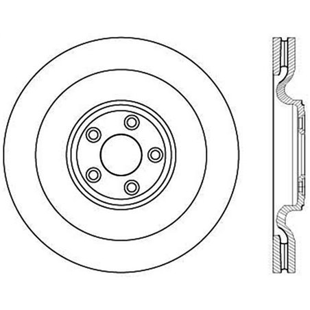 StopTech Slotted & Drilled Sport Brake Rotor