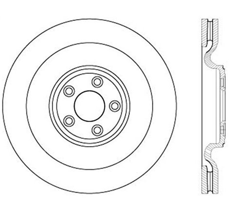 StopTech Slotted & Drilled Sport Brake Rotor