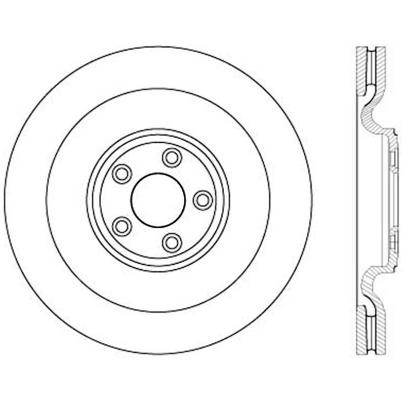 StopTech Slotted & Drilled Sport Brake Rotor